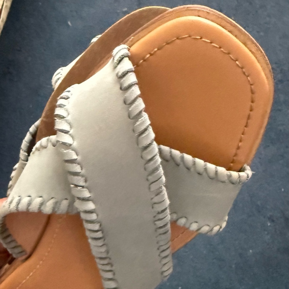Light blue slides/sandals. Joie brand. Cushion sole. - Picture 3 of 4